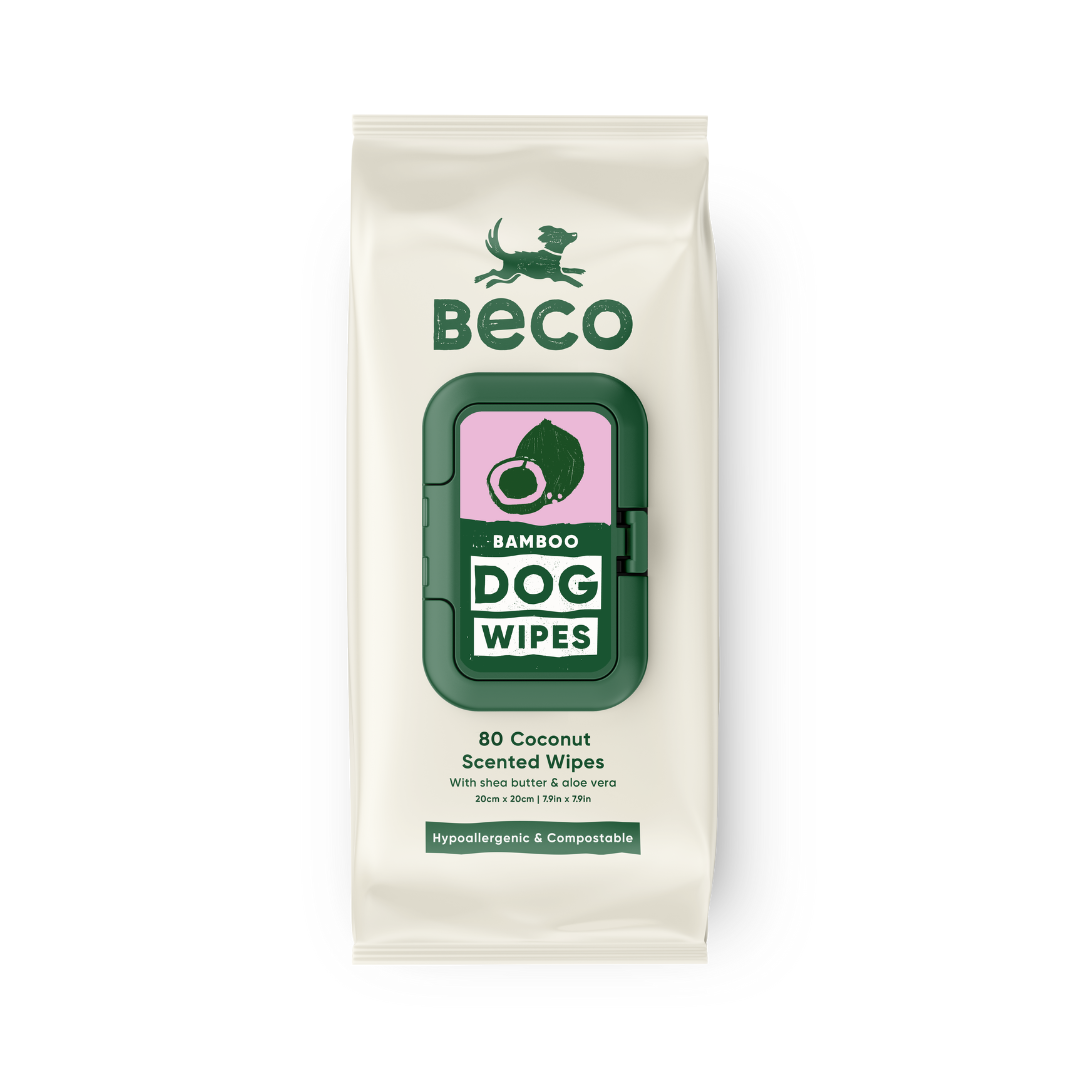 Beco Bamboo Pet Wipes - 80 Pack