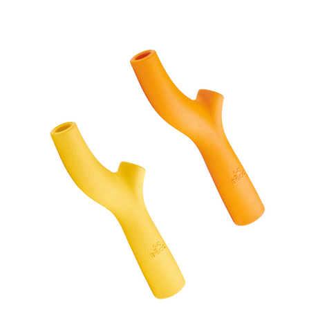 Beco Natural Rubber Super Stick Dog Toy | Interactive Dog Toy | Nut Butter | Bully Stick Holder | Treat Hole