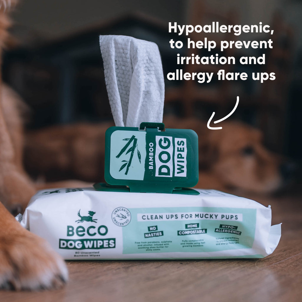 Beco Hypoallergenic Bamboo Dog Wipes