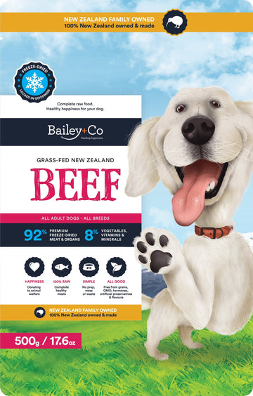 Bailey+Co | New Zealand Grass-Fed Beef Freeze Dried Raw Meal