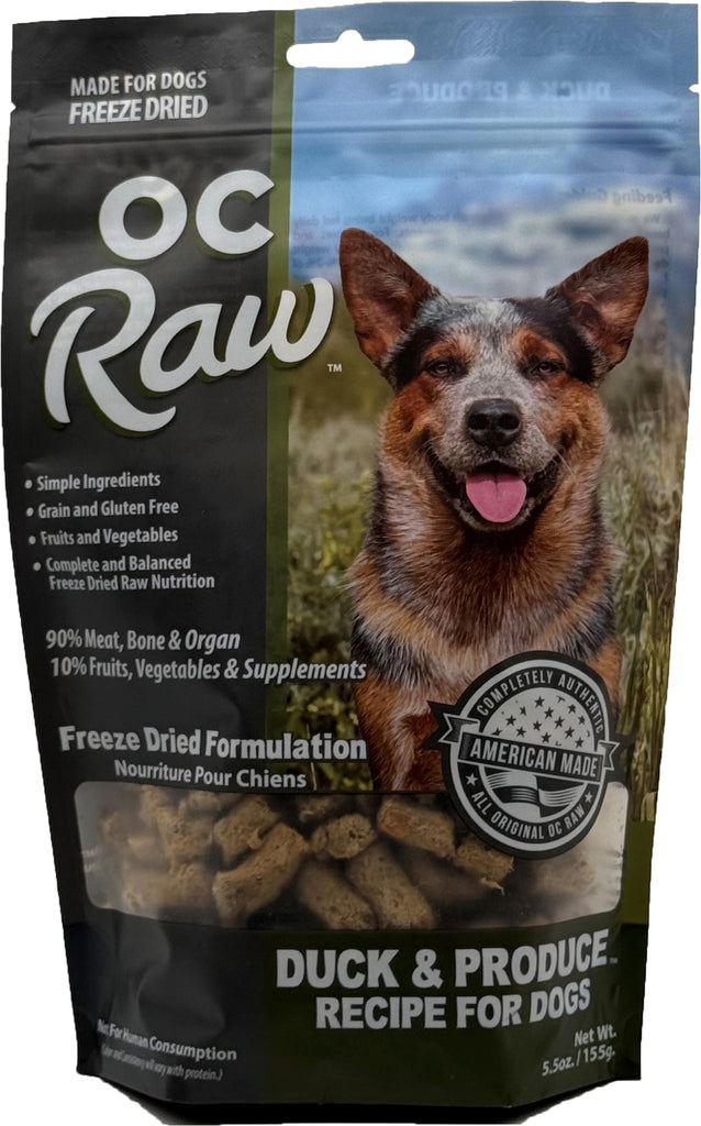 OC Raw, Freeze Dried Duck & Produce Meaty Rox
