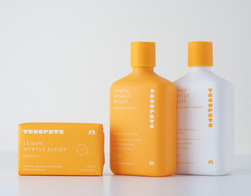Troopets | Lemon Myrtle Shampoo, Conditioner & Bar Soap