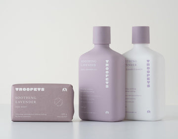 Troopets | Soothing Lavender Shampoo, Conditioner & Bar Soap