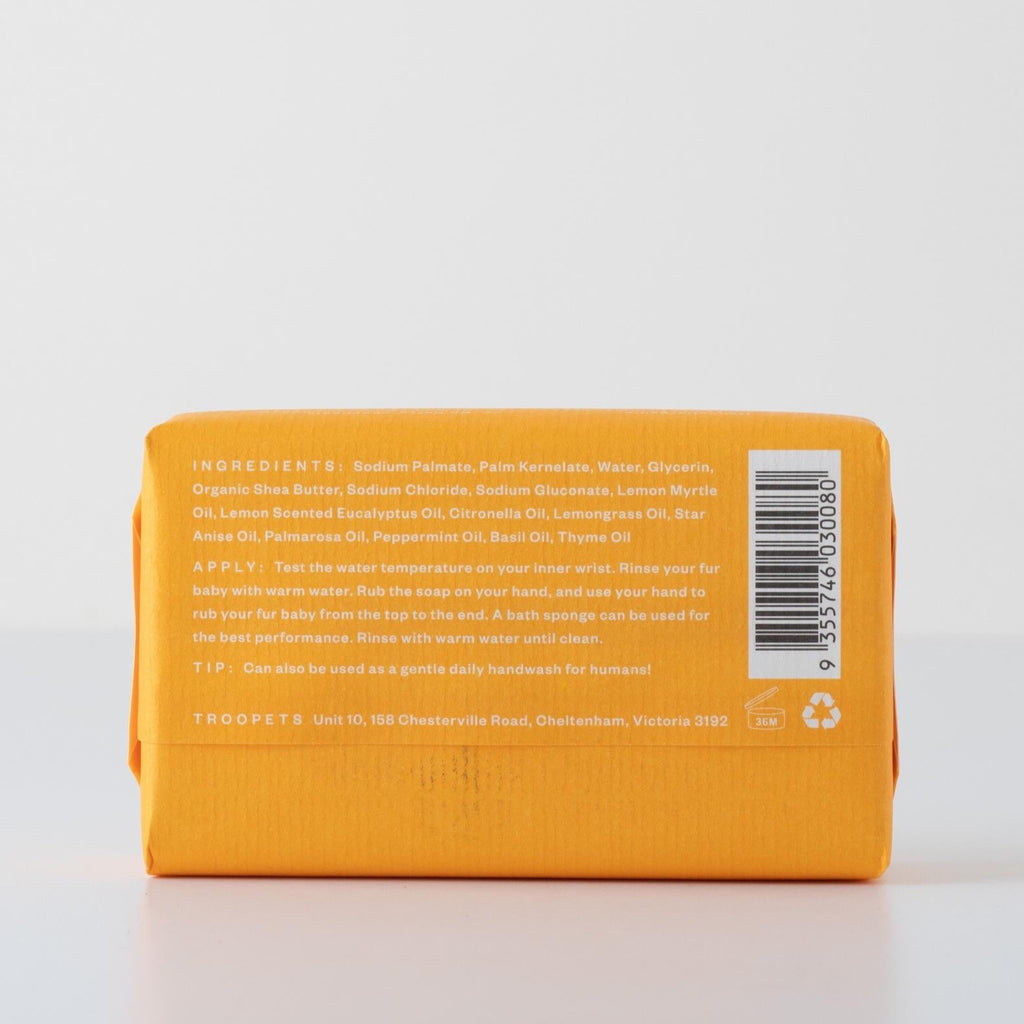 Troopets | Lemon Myrtle Shampoo, Conditioner & Bar Soap