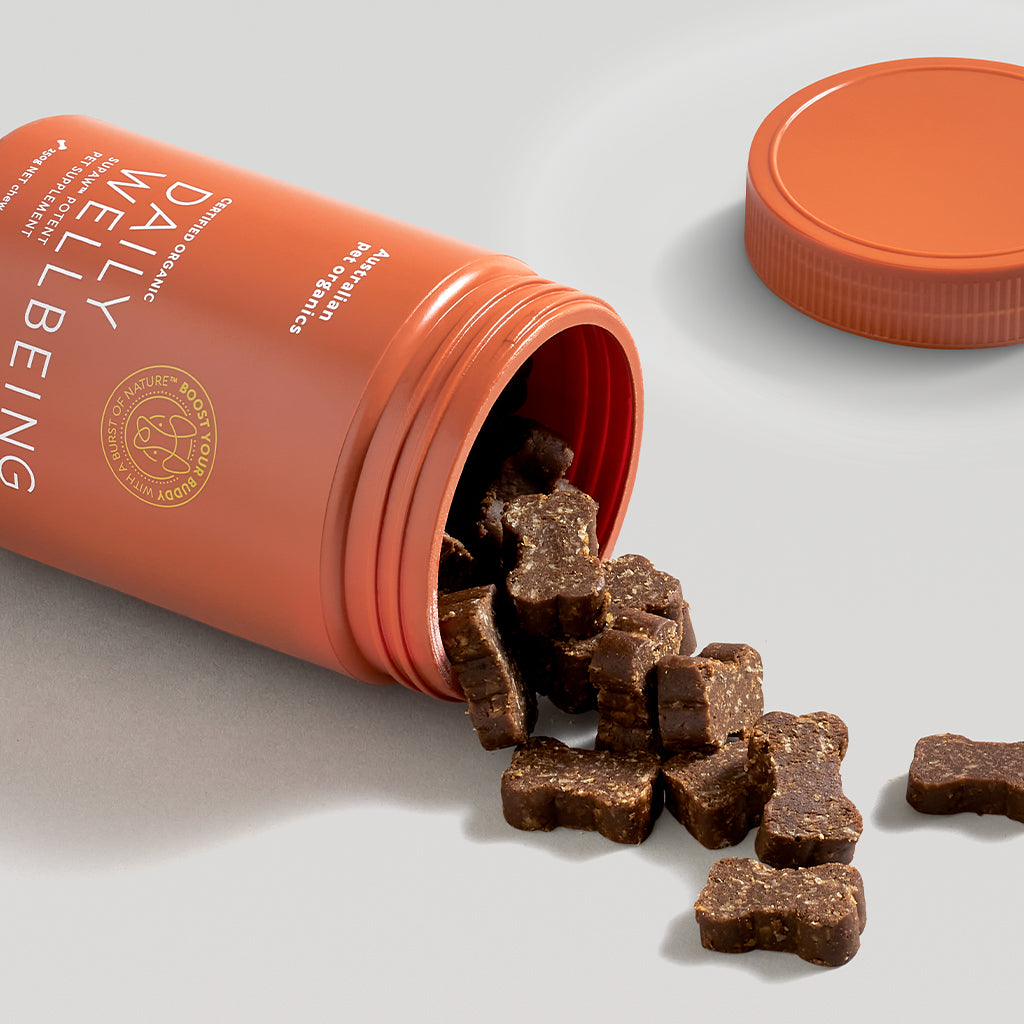 Australian Pet Organics | Daily Wellbeing Dog Supplement | Organic Multivitamin Chews