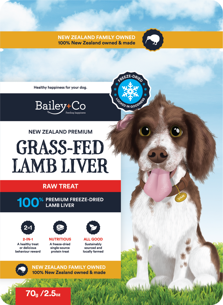 Bailey+Co | NZ Grass Fed Lamb Liver Freeze Dried Raw Treat 70g