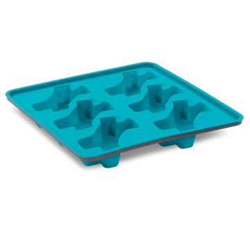 Messy Mutts Framed "Spill Resistant" Silicone Popsicle Mold, Blue