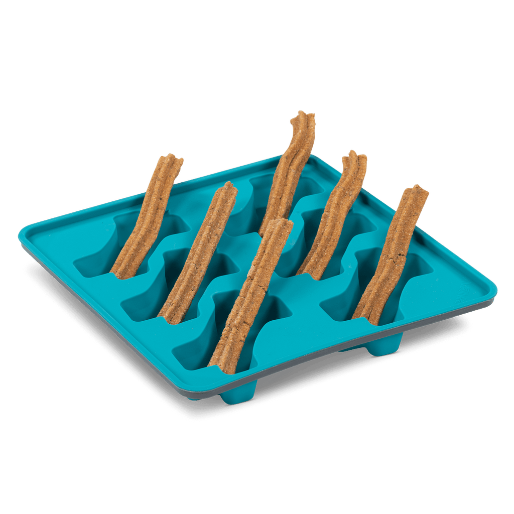 Messy Mutts Framed "Spill Resistant" Silicone Popsicle Mold, Blue