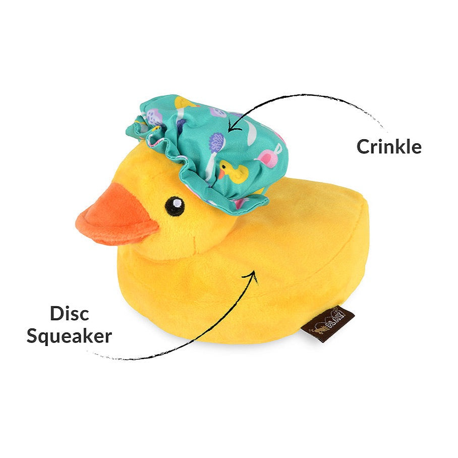P.L.A.Y. Bubbles the Duck Squeaky Plush Toy