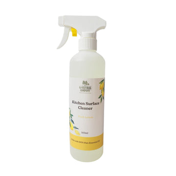 G-Natural Kitchen Surface Cleaner 500ml bottle with lemon essential oil natural cleaning formula