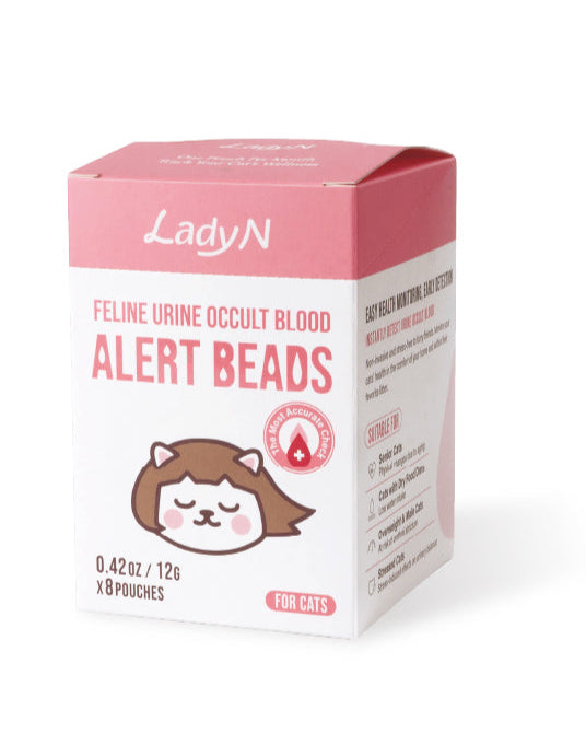 Lady N Feline Urine Occult Blood Alert Beads - 8 Packs in a Box