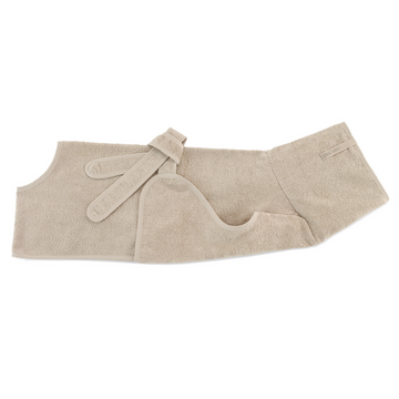 MiaCara Bagno Dog Bathrobe in Greige