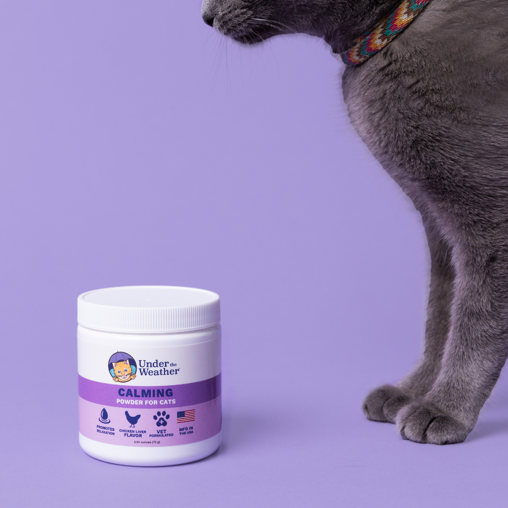 Under the Weather | Calming Support Supplement Powder for Cats | Vet Formulated