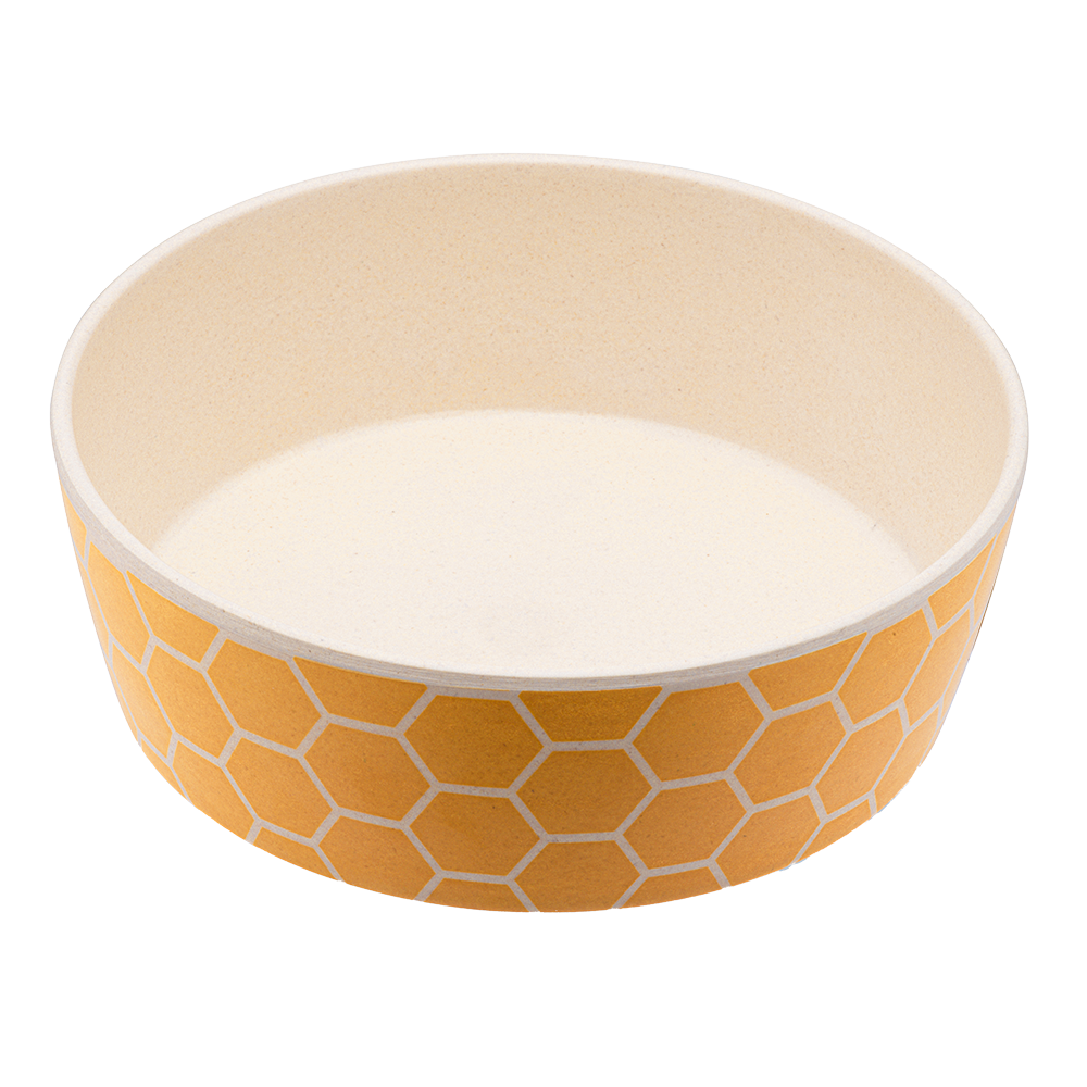 BECO Printed Bamboo Pet Bowl | Plant Based Materials