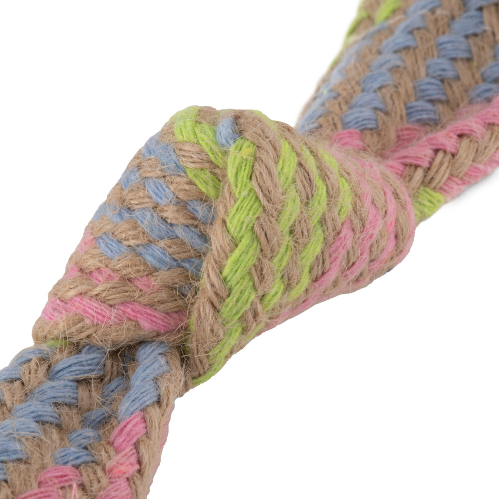 Beco Hemp Squeaky Rope Dog Toy