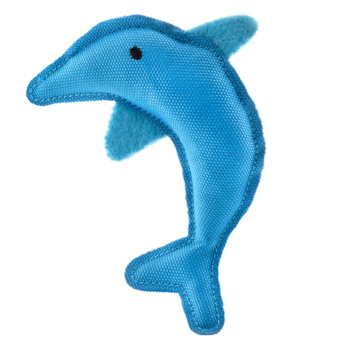 Beco Recycled Plastic Catnip Toy, Dolphin