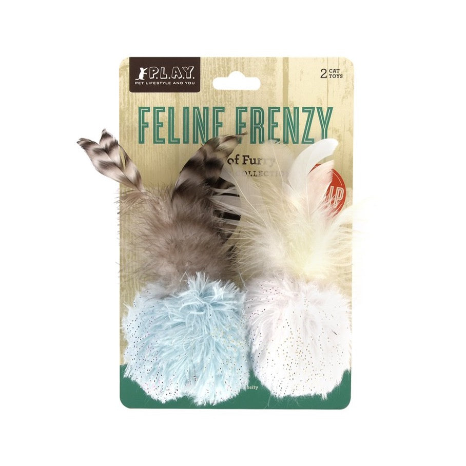 P.L.A.Y. | Balls of Fury Catnip Toy Set for Cats