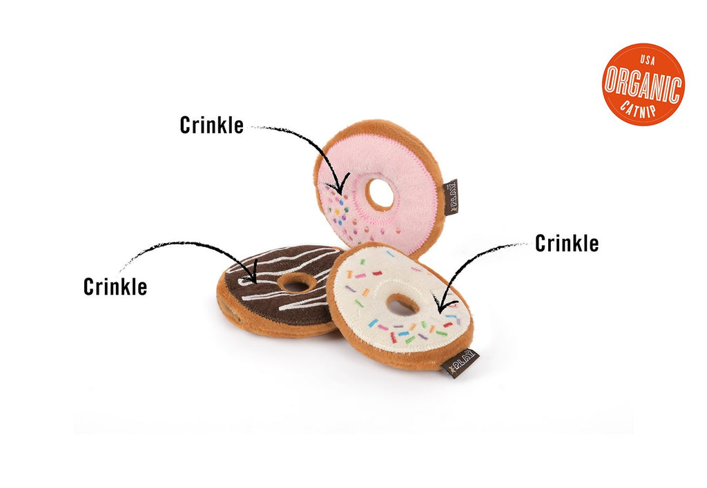 P.L.A.Y. Kitty Kreme Doughnuts Catnip Toy Set
