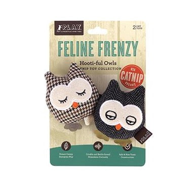 P.L.A.Y. | Owls Catnip Toy Set for Cats