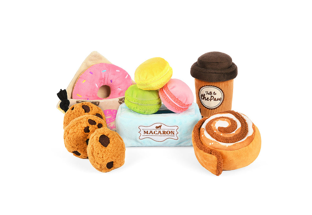 P.L.A.Y. Donut Crinkle & Squeak Plush Toy for Dogs