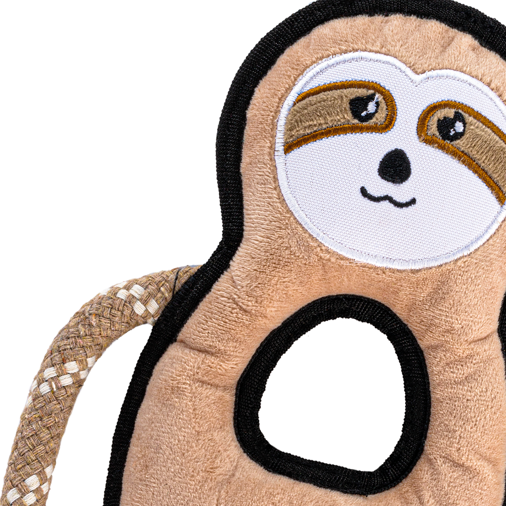 Beco Rough & Tough Recycled Dog Toy, Sloth