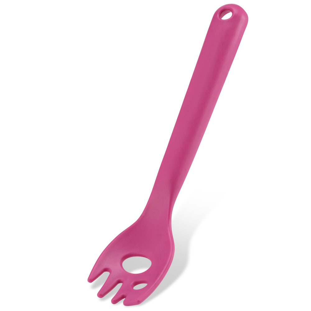 BECO bamboo mashing spork in pink