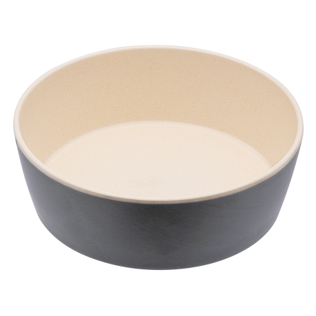 BECO bamboo pet bowl in coastal grey shade