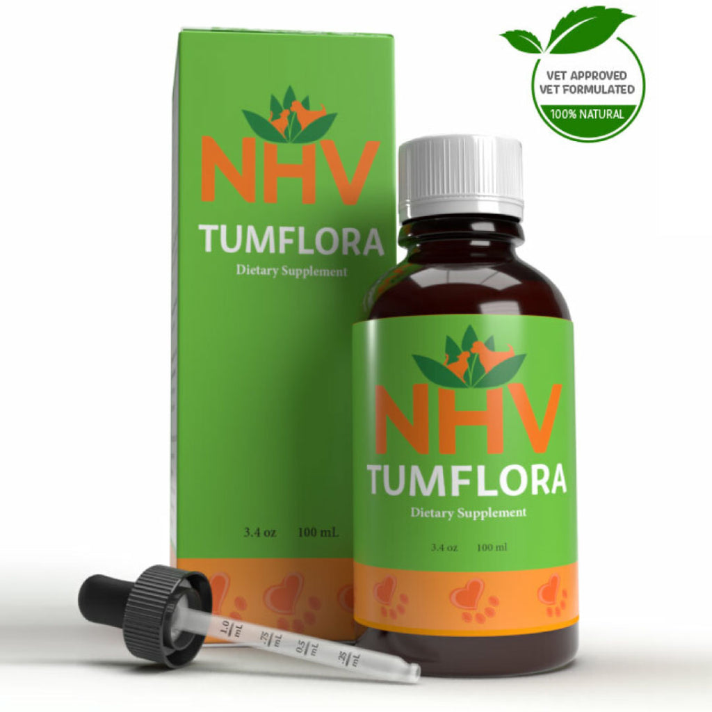 NHV Natural Pet | Pet Supplement | TumFlora, Natural IBD and IBS Support for Dog, Cats, Birds, Reptiles